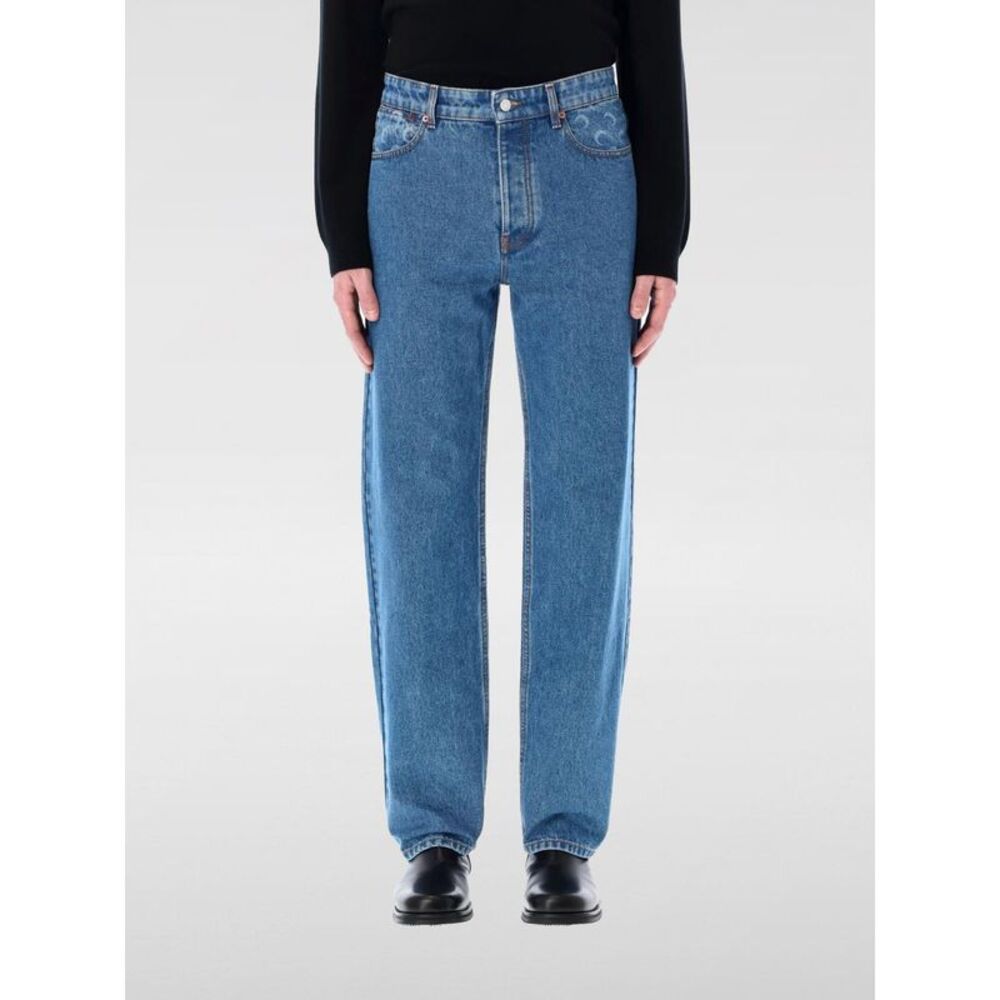 Marine Serre Jeans Men Blue